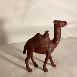 Vintage cast iron camel bank